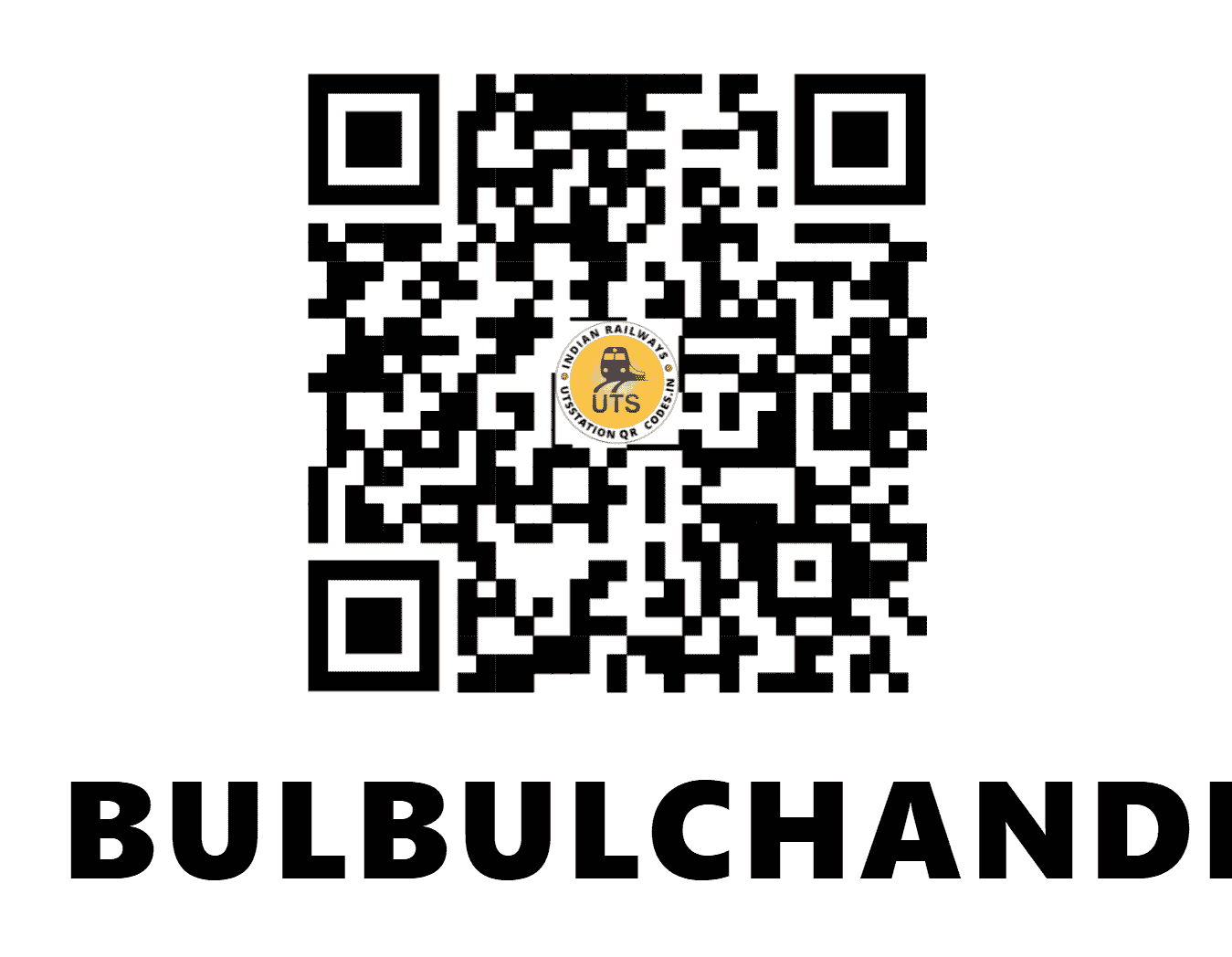UTS QR Code for BULBULCHANDI - BBCE (NF - WEST BENGAL)